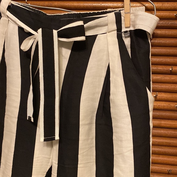 Rudsak womens stripe linen capri pants size XS - Picture 4 of 10